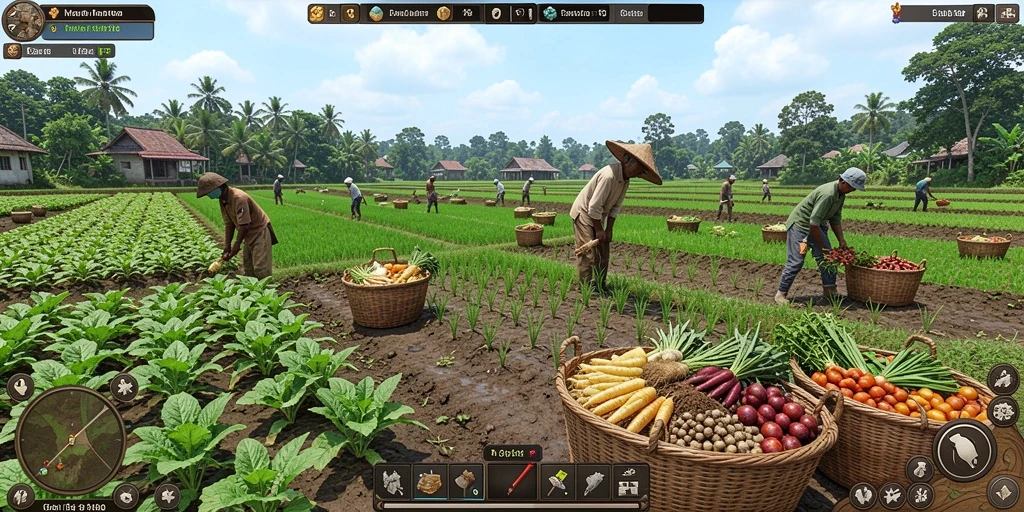 Screenshot fitur interaksi dengan pemain lainnya.
