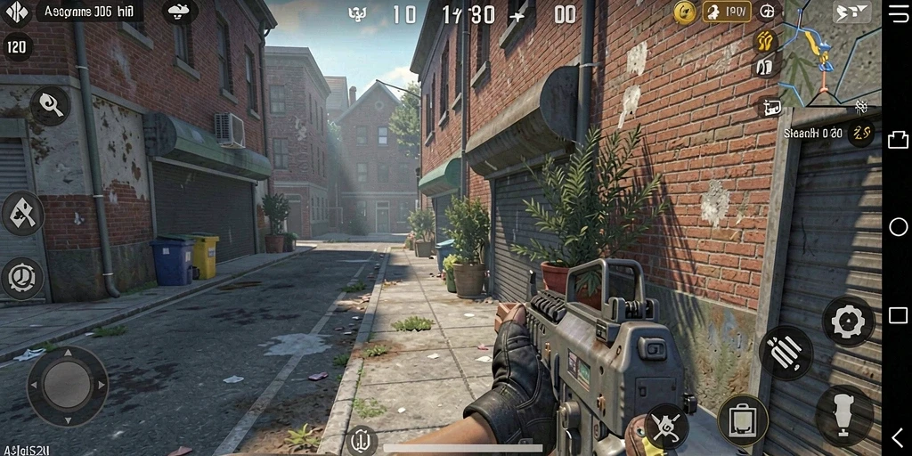 Adegan seru dari level terbaru dalam game.