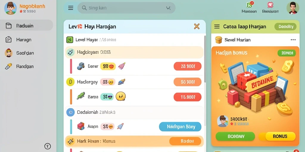 Mode permainan yang beragam menambah keseruan bermain.