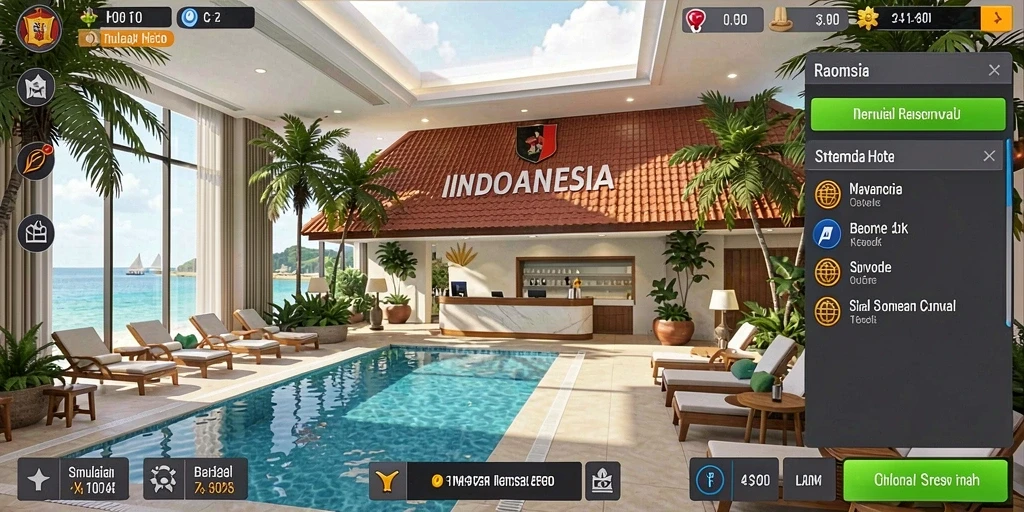 Level permainan yang menantang dan penuh tantangan.