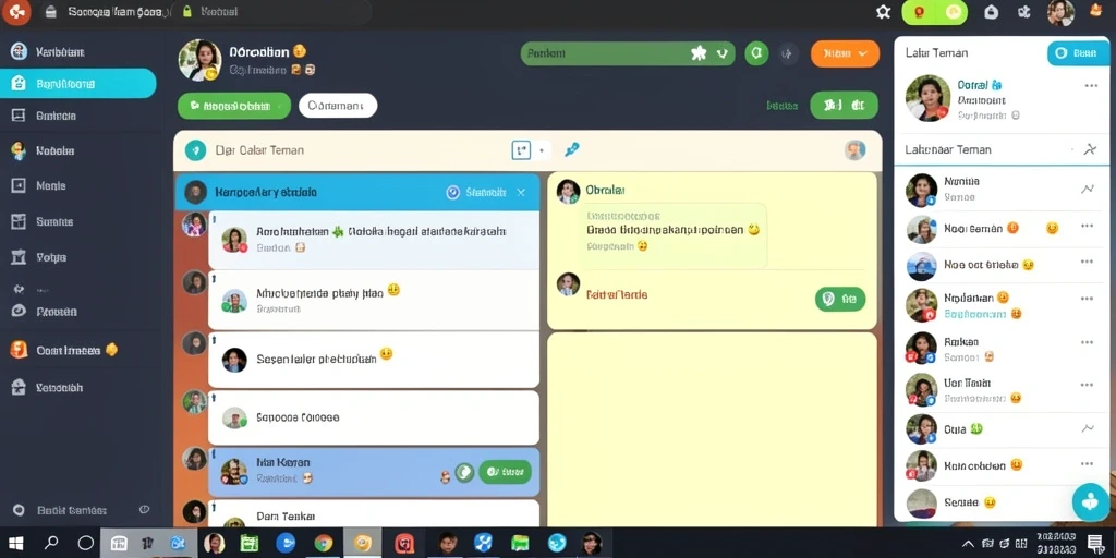 Fitur multiplayer yang memungkinkan bersosialisasi.